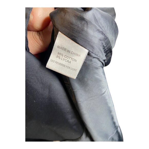 Max Mara medium black rain jacket trench coat flat buttons water resistant - Picture 8 of 9